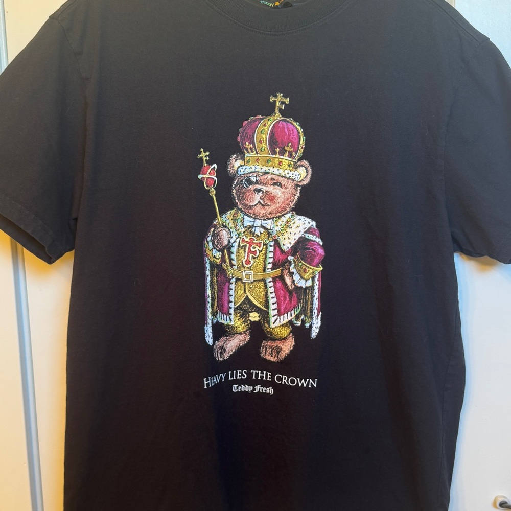 Teddy Fresh Black Royal Bear T-Shirt